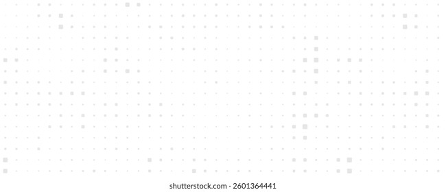 Halftone Square Pixels Pattern. Faded Shade Background. Grid Gradation BG. Black Screentone Diffuse Background. Overlay Texture.