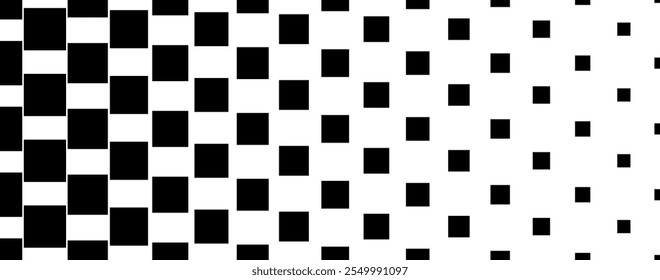 Halftone square shape banner background design vector.