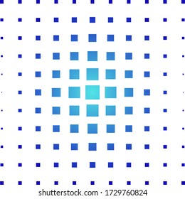 Halftone with squares. Fading squares background. Seamless.
