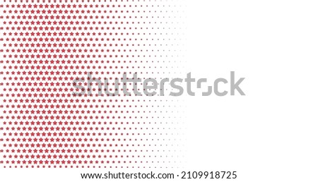 Halftone star background. Geometric HD background. Stock vector illustration isolated