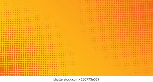 halftone style abstract pop art comic yellow wallpaper design