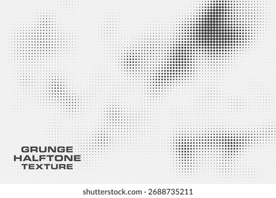 halftone style grungy overlay grain texture white backdrop vector