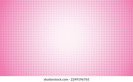 halftone style rose pink color background vector 