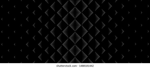 Halftone Style Simple Triangles Pattern. Minimal Style Dynamic Tech Wallpaper
