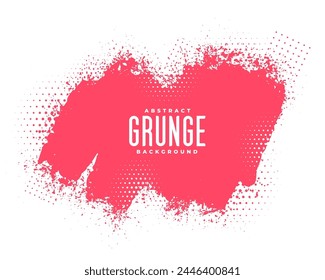 halftone style watercolor stain texture background design vector