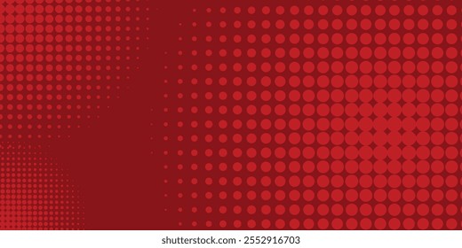 Anuncio tinto de verano semitono. Cómic Abstractas, fondo de dibujos animados con puntos, círculo, folleto de venta, tarjeta retro, fondo tecnológico, Plantilla techno. Ilustración vectorial