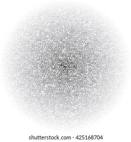 Halftone text Vector Illustration