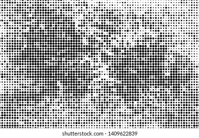 Halftone texture abstract black and white