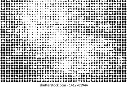 Halftone texture abstract black and white