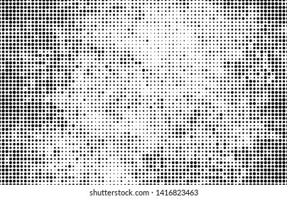 Halftone texture abstract black and white