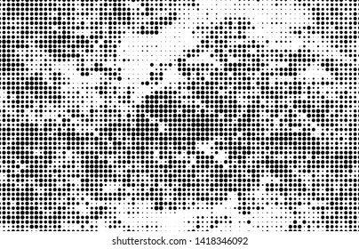 Halftone texture abstract black and white