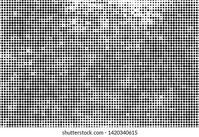 Halftone texture abstract black and white