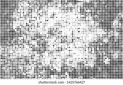 Halftone texture abstract black and white