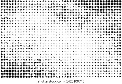 Halftone texture abstract black and white