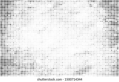 Halftone texture abstract black and white