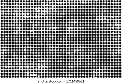 Halftone texture abstract black and white