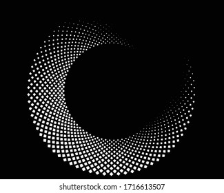 Halftone Textur abstrakt schwarz-weiß. 