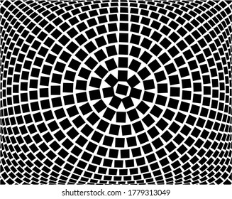 Halftone texture abstract black and white. Monochrome vintage background.Squares technology pattern.Design element for prints, web pages, template