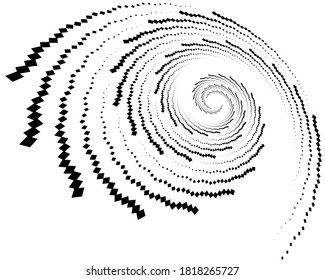 Textura de semitono abstracta en blanco y negro. Fondo vintage monocromo.Patrón de tecnología de cuadrados.Elemento de diseño para impresiones, páginas web, plantilla.zig zag 