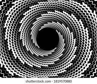 Halftone texture abstract black and white. Monochrome vintage background.Squares technology pattern.Design element for prints, web pages, template.zig zag