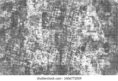 Halftone texture abstract wave of dots
