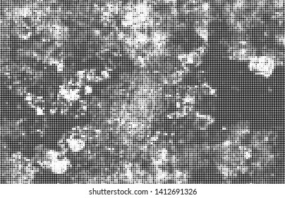 Halftone texture abstract wave of dots