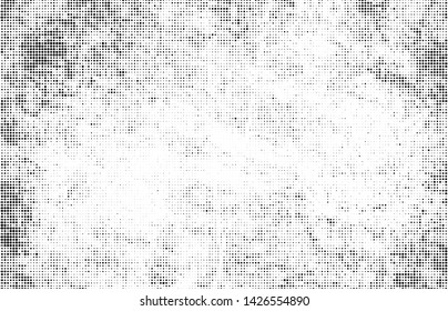 Halftone texture abstract wave of dots