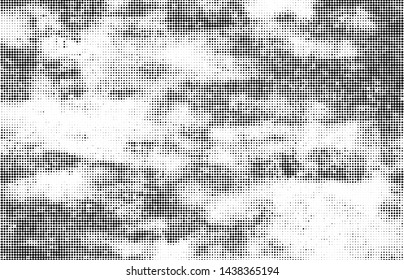 Halftone texture abstract wave of dots