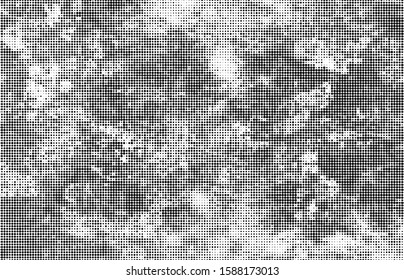 Halftone texture abstract wave of dots
