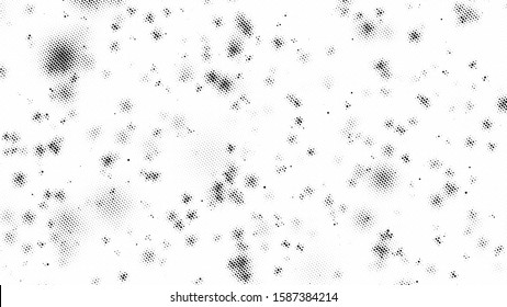 halftone texture background dotted geometric pattern illustration on white
