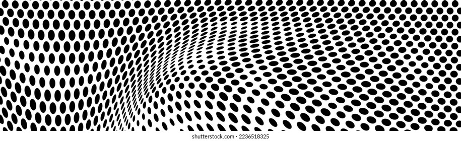 Textura de semitono de puntos negros sobre un fondo blanco