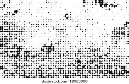 Halftone texture black and white