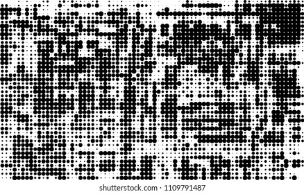 Halftone texture black and white