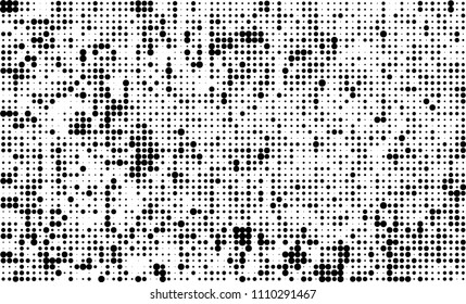 Halftone texture black and white
