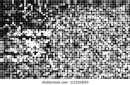 Halftone texture black and white