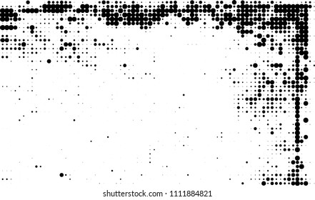 Halftone texture black and white