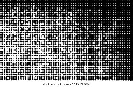 Halftone texture black and white