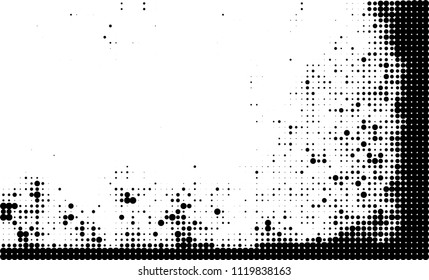 Halftone texture black and white