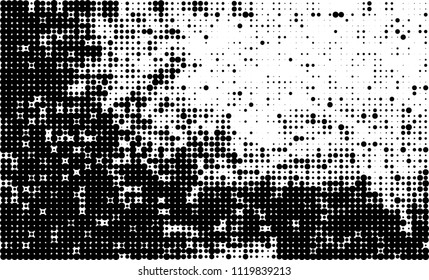 Halftone texture black and white