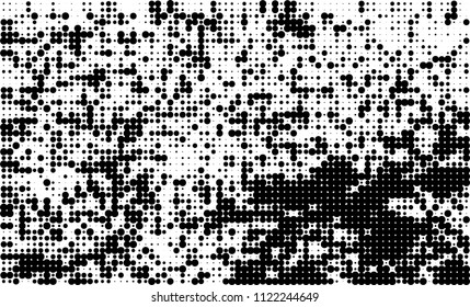 Halftone texture black and white