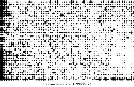 Halftone texture black and white