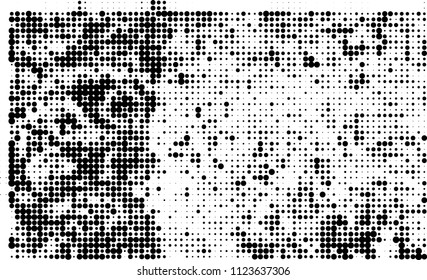 Halftone texture black and white