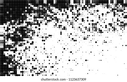 Halftone texture black and white
