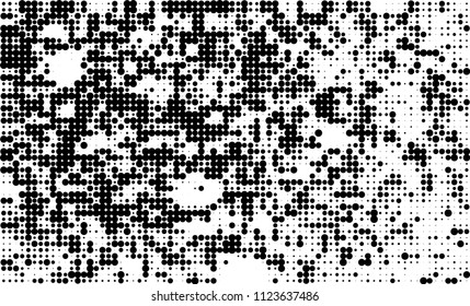 Halftone texture black and white