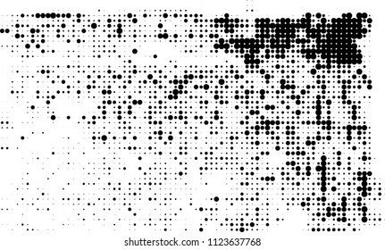 Halftone texture black and white
