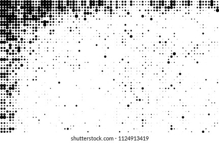 Halftone texture black and white
