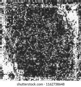 Halftone texture black and white