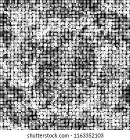 Halftone texture black and white