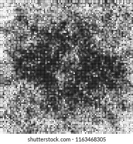Halftone texture black and white