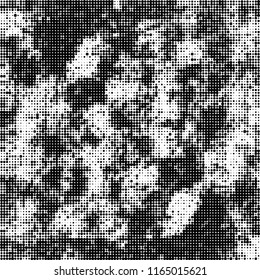 Halftone texture black and white